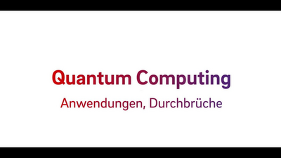 EVENT | Webinar - Quantum Computing: Anwendungen, Durchbrüche