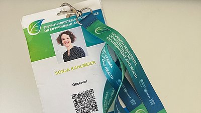 Sonja Kahlmeier an WHO-Konferenz