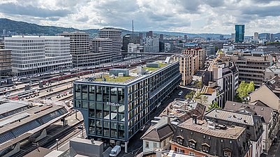 Der Gleisarena FFHS Campus in Zürich