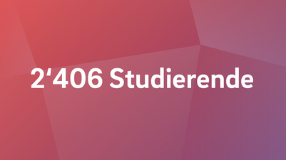 2‘406 Studierende starten ins Herbstsemester