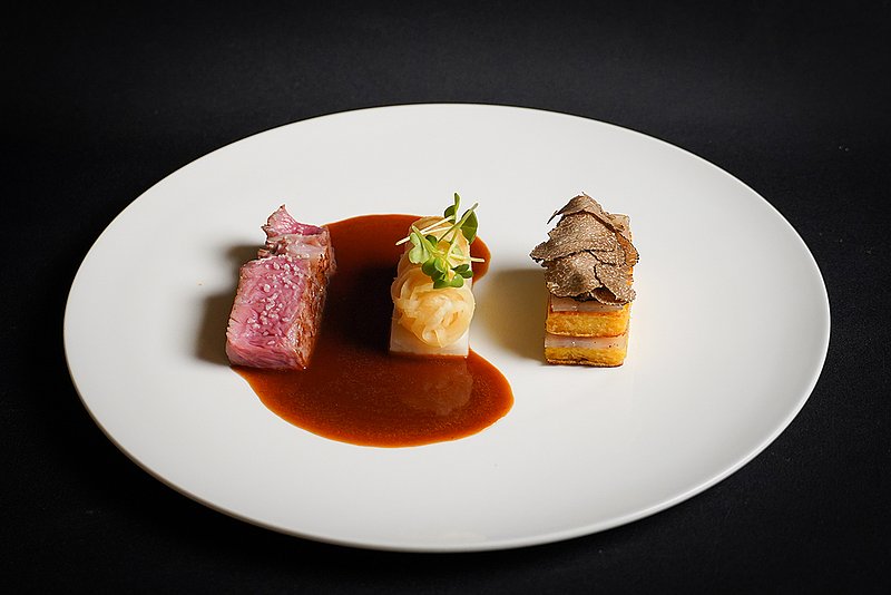 Fine Dining Gericht