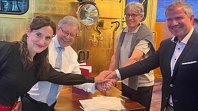 Unterzeichnung der Absichtserklärung