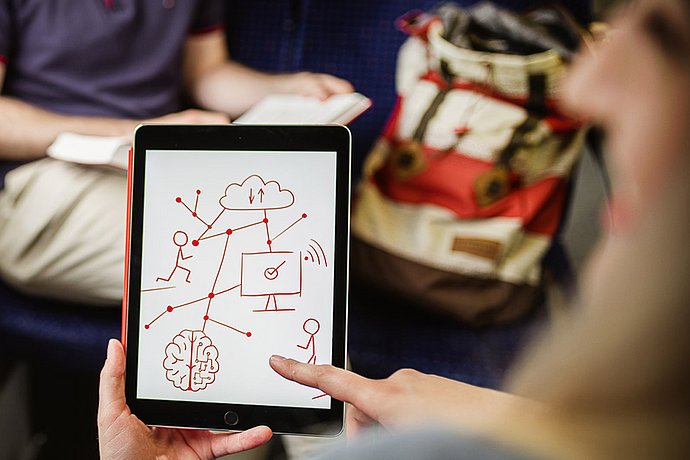 Gruppenarbeit zum Aufbau eines systematischen Lerncontrollings.